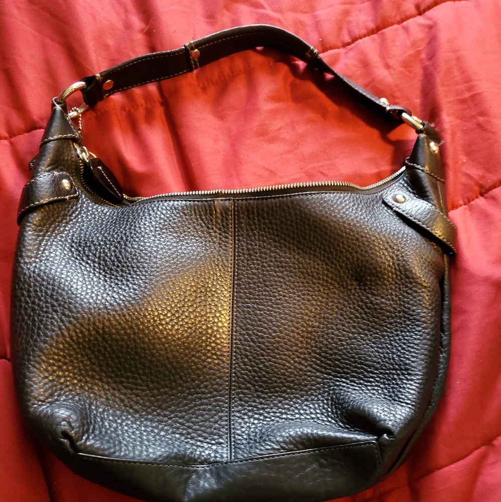 Coach leather hobo bag